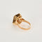 Bague 59 Bague or jaune et quartz fumé 58 Facettes VIL0552