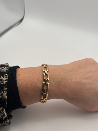 Bracelet Bracelet vintage en or jaune 18 carats 58 Facettes