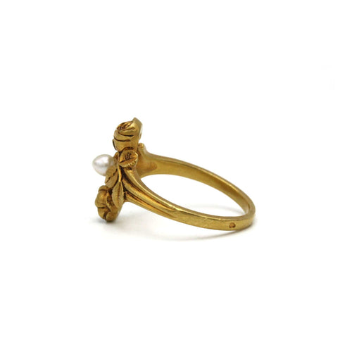 Bague 55 Bague Art Nouveau - Or et Perle 58 Facettes 250056SP