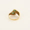 Bague 49 Bague Toi & Moi  en or jaune, émeraudes et diamants 58 Facettes PER01984