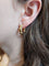 Boucles d'oreilles CRÉOLES GODRONNÉES 58 Facettes 087491