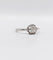 Bague 49 Bague solitaire art deco Platine diamant taille ancienne coussin 0.60 carat (circa 1920) 58 Facettes A06196