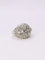 Bague Bague dôme or blanc diamants taille ancienne 58 Facettes J179