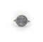 Bague en or 18 carats des années 1950 représentant un homme dans la lune, sculptée dans une pierre de lune et ornée de diamants.