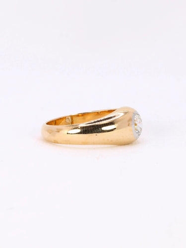 Bague 60 Bague jonc vintage or jaune diamant 58 Facettes 1087.26