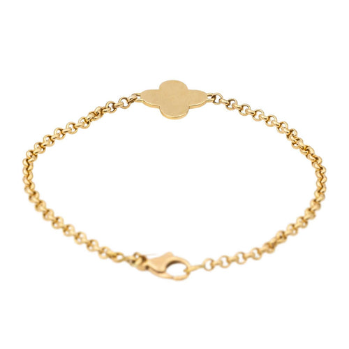 Bracelet Arthus Bertrand Bracelet Croix Trèfle Or jaune 58 Facettes 3310918CN