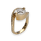 Bague 49 Bague Vangelder – Or Jaune et Gris 18k – Diamants 1.20 ct – Vers 1990 – Taille 49 58 Facettes FB10862