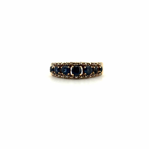 Bague 54 Bague Jarretière or jaune et topazes 58 Facettes 69-GS33446