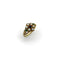 Bague Bague en or 15 carats avec grenats, émeraudes et perles 58 Facettes