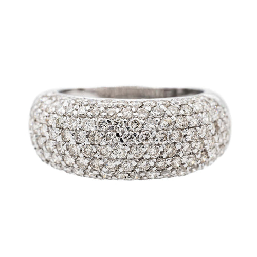Bague 55 Bague Or blanc Diamant 58 Facettes 2999383CN