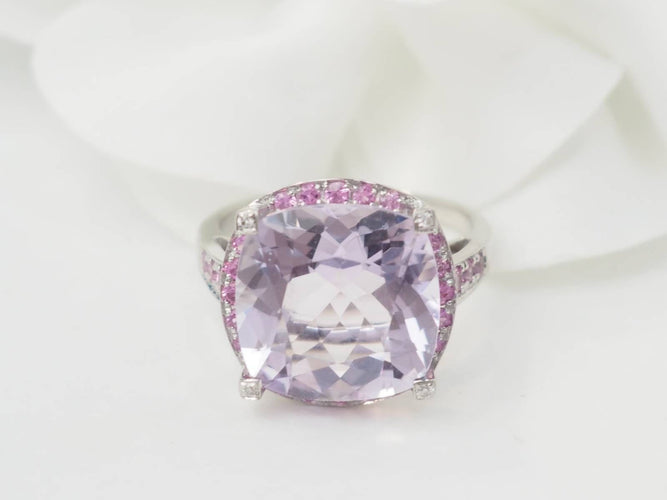 Bague 54 Bague Mauboussin "Couleur d'Amour" en or blanc et Améthyste 58 Facettes 33213