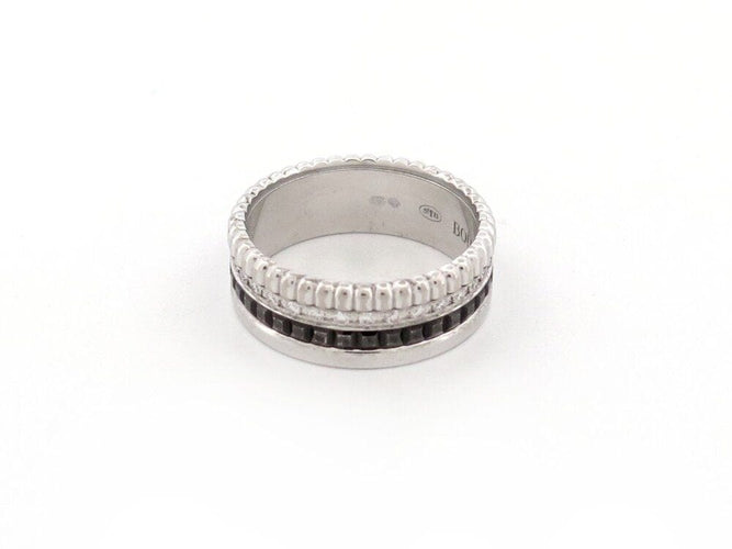 Bague 51 bague BOUCHERON quatre black edition small or blanc diamants 58 Facettes 263773