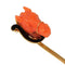Broche Élégance équestre : une épingle à cravate antique à tête de cheval en corail français 58 Facettes 24057-0275