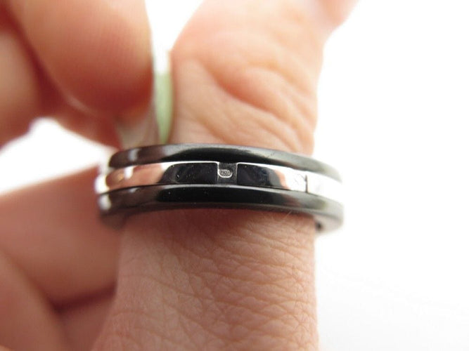 Bague 60 bague CHANEL ultra pm or blanc ceramique diamants 58 Facettes 259225