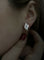 Boucles d'oreilles Boucles d'oreilles délicates serties de diamants entrelacés 58 Facettes