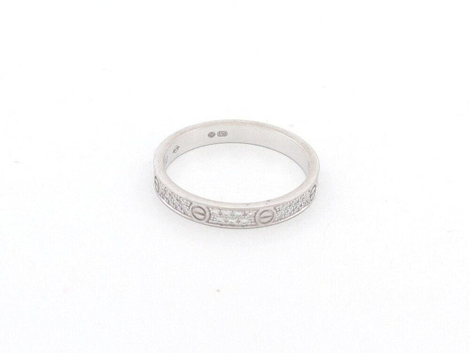 Bague 51 bague CARTIER love pm full pave diamants 58 Facettes 262133