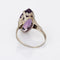 Bague 53 Vintage Art Déco Améthyste Navette Bague Or Blanc Estate Fine Jewelry 58 Facettes G12087