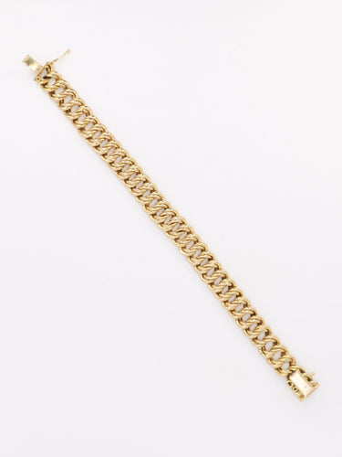 Bracelet Bracelet maille américaine or jaune 1,2 cm 58 Facettes 1190.2