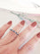 Bague 56.5 Bague Demi Alliance Saphirs Diamants Or 18 K 58 Facettes AA 1501