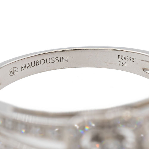 Bague 51 Mauboussin Bague Chance of Love Or blanc Diamant 58 Facettes 2830632CN