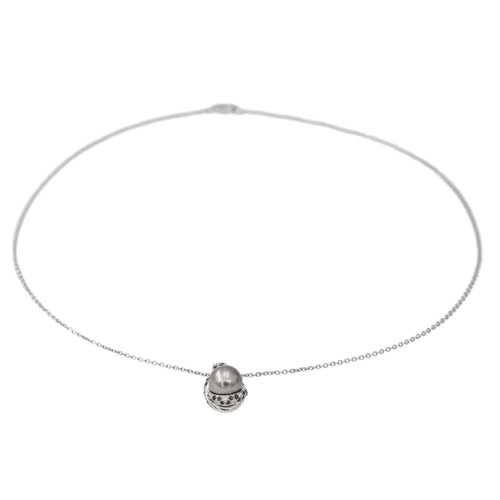 Collier Mauboussin Collier Perle Caviar Mon Amour Or blanc Perle 58 Facettes 2932723CN