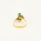 Bague 52 Bague toi et moi, or jaune et émeraudes, épaulées de diamants 58 Facettes THI02062