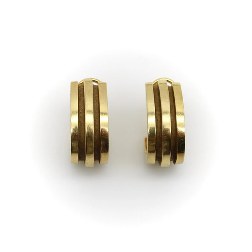 Boucles d'oreilles Boucles d'oreilles créoles Atlas vintage en or 18 carats de Tiffany & Co. 58 Facettes