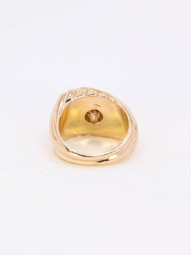 Bague 49 Bague tank or platine diamant taille ancienne 0.25ct 58 Facettes J194