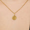 Pendentif AUGIS - Médaille d'Amour - Or jaune, diamant et rubis 58 Facettes AUX1016
