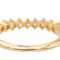 Bague 53 Bague Demi alliance Or jaune Diamant 58 Facettes 2947732CN