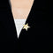 Broche Broche étoile or jaune, rubis et perles 58 Facettes BLO0159