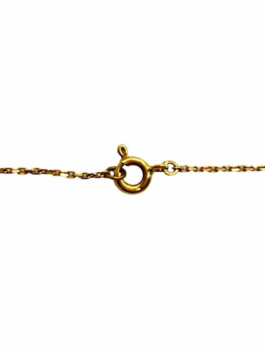 Collier Collier or jaune et diamant 0,10 ct 58 Facettes 1247