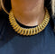 Collier Collier maille américaine en or jaune 18 carats 58 Facettes