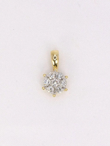 Pendentif Pendentif marguerite vintage diamants 0,2 ct 58 Facettes J408