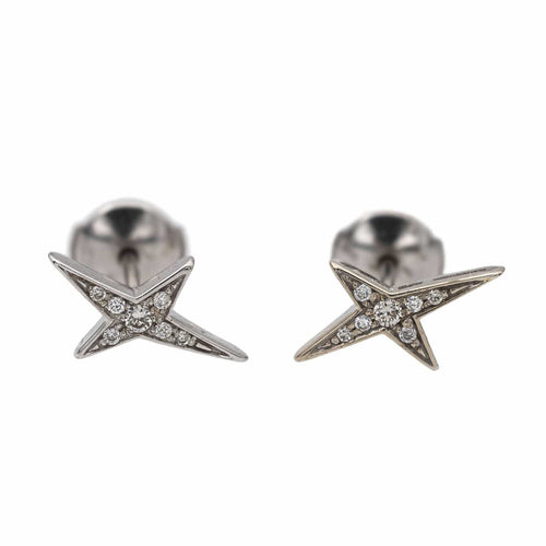 Boucles d'oreilles Mauboussin Boucles d'oreilles Puces French Valentine Or blanc Diamant 58 Facettes 2804215CN