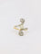 Bague 51 Bague Art Nouveau toi et moi or perle diamants 58 Facettes J175