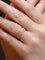 Bague 52 Bague double vintage en or jaune et diamants 58 Facettes J125