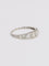 Bague jarretière ancienne en platine et diamants 1 ct 58 Facettes J203
