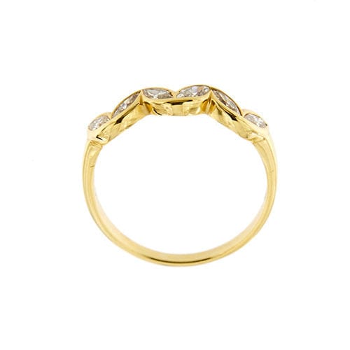 Bague 56 Bague Riviera en diamant de 0,42 ct 58 Facettes 33607