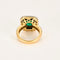 Bague 52 Bague or jaune et gris, émeraude et diamants 58 Facettes LOR3508