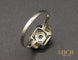 Bague 45.5 Bague Art Déco Diamant et Platine 58 Facettes A10574