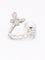 Bague toi et moi Perle & Papillon or blanc diamants
