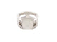 Bague 54 bague HERMES medor pierre de lune & diamants en argent 58 Facettes 259941