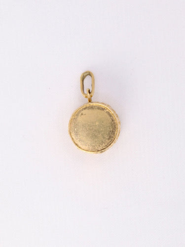 Pendentif Pendentif charms tambour vintage or jaune 58 Facettes 1087.8