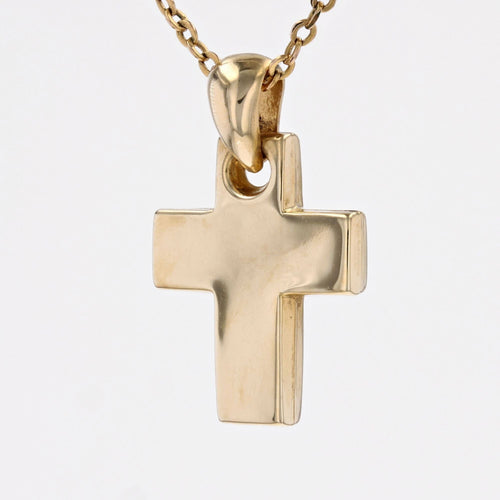 Pendentif Croix or jaune d'occasion 58 Facettes CVP149