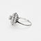 Bague 53,5 Bague fleur or blanc et diamants 58 Facettes ROM11863