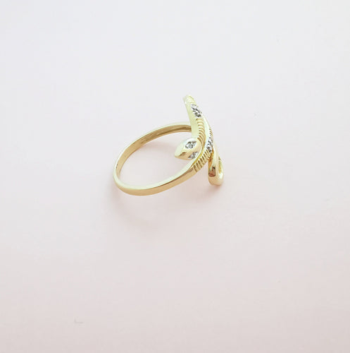Bague 56.5 Bague Serpent - Or Diamants 58 Facettes AA 1650