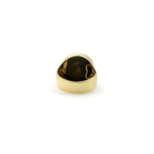 Bague Bague en or 14 carats avec pièce du roi Agrippa Ier 58 Facettes