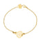 Bracelet O.J. Perrin Bracelet Coeur légende Or jaune 58 Facettes 3560853CN