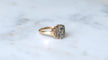 Bague 62 Bague Art Déco Tank Escalier or rose, platine, diamants 58 Facettes